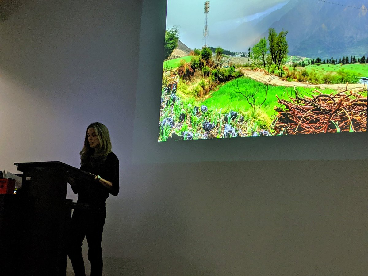 AIinstitute's tweet photo. .@JanepDyson as she talks about the stunning village in #Uttarakhand she has captured the essence of her in her new documentary @SpiritFilm. We're so glad to have launched our #IndiaWeek2019 with a dose of the Indian #Himalayas โจ๐ฎ๐ณ๐๐พ
@unimelb @MSEI_UniMelb https://t.co/7fl3U0HRmd