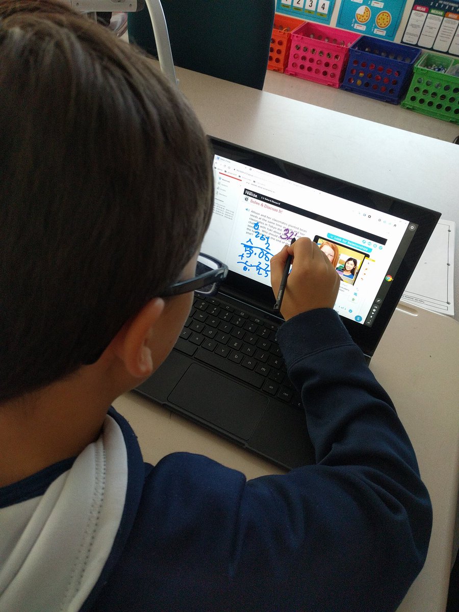 MissVanderstel's tweet photo. #TheForce is strong with  #LenovoTouchScreenChromebooks in our math classroom! Students are excelling through self-paced learning - armed with a #stylus as their #lightsaber @BASDnortheast @NETeamExplorers #BASDEmpower #NortheastPROUD https://t.co/T1vwDXyAhT
