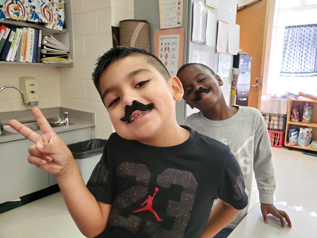 Hayley67172185's tweet photo. Mrs. McDaniel’s students “mustache” you to stay away from drugs! Way to kick off Day 1 of Red Ribbon Week! @inmaneagles #thinkinmaneagles @fcboe https://t.co/p05iB592SC
