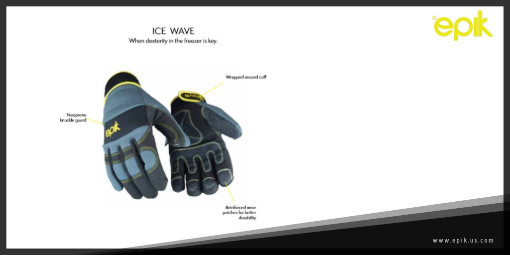 Epikproducts's tweet photo. ICE  WAVE
When dexterity in the freezer is key.

Order Now:https://t.co/FnV4CJXVCr
#safetywear
#foodprocessingsafety
#personalprotection
#Epik https://t.co/J7upyeWRYE