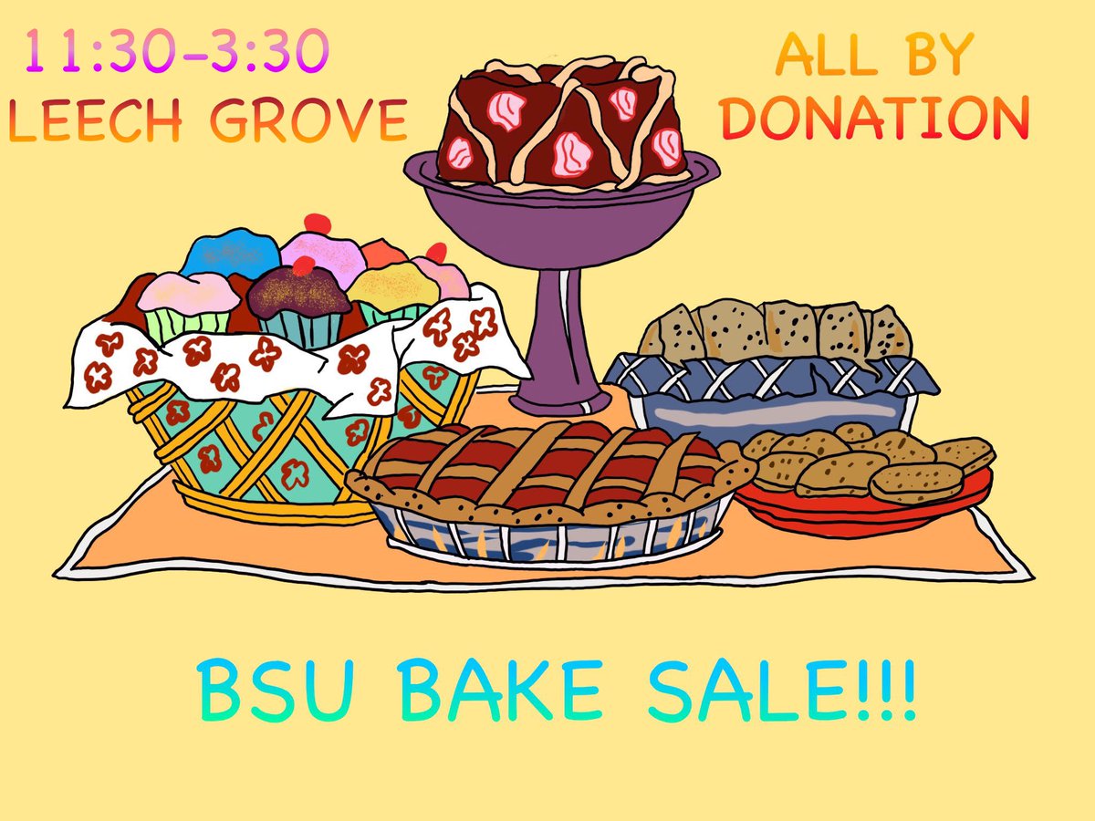 🧁🍰BAKE SALE TOMORROW🍰🧁