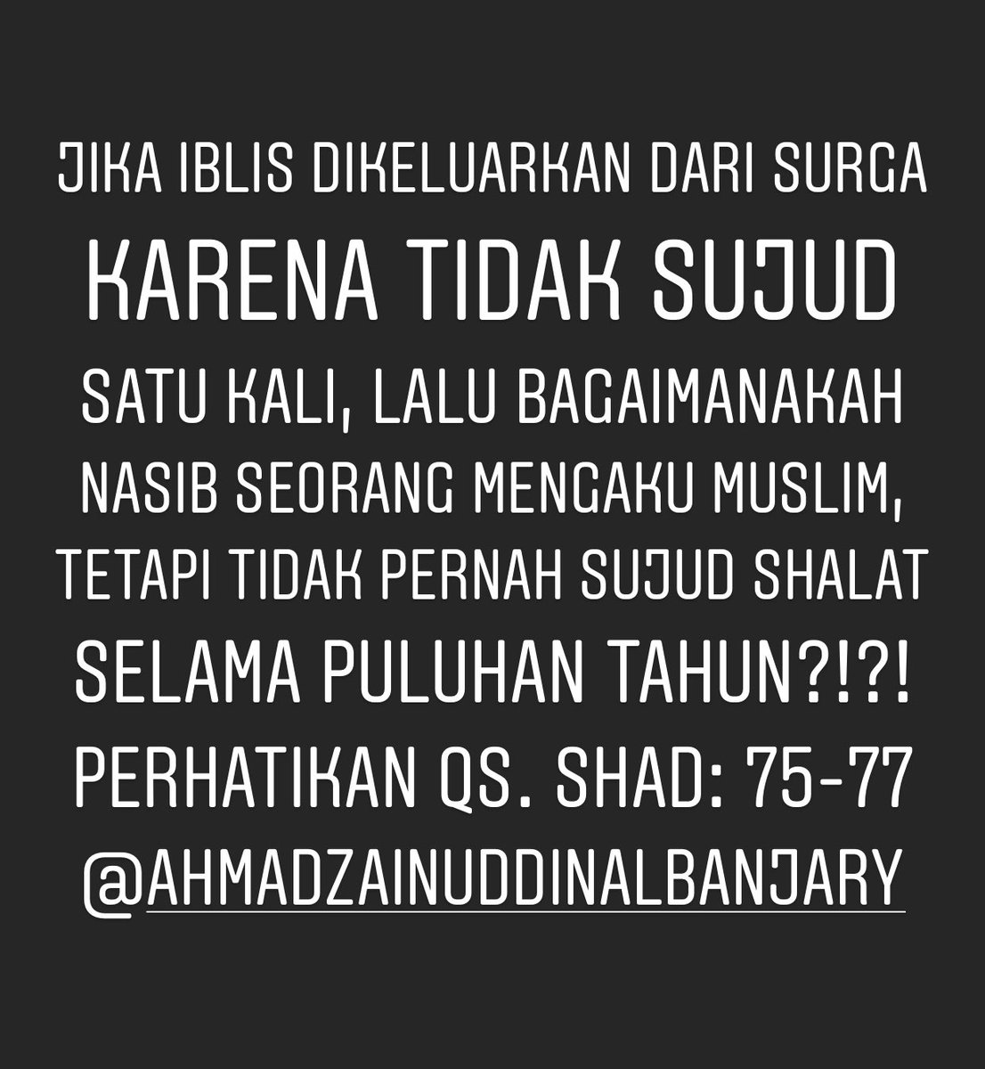 Ahmad Zainuddin Al Banjary tweet media