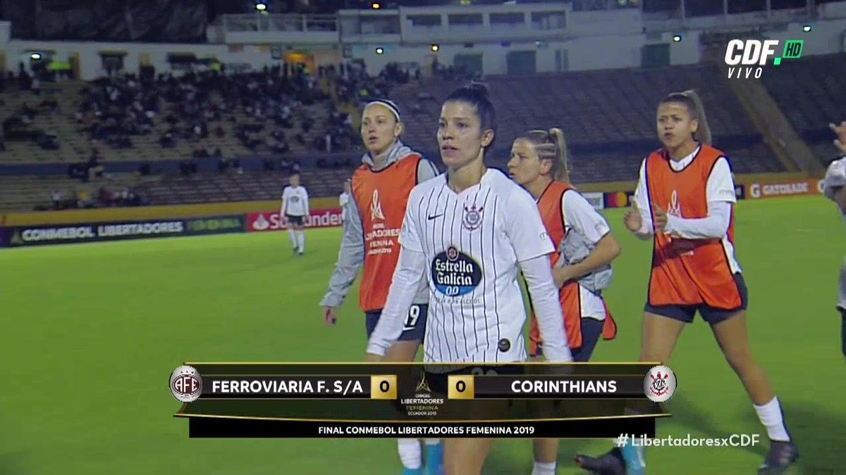 TNTSportsCL's tweet photo. ¡Terminó el primer tiempo en Quito!
@afeoficial y @Corinthians igualan sin goles en el Estadio Atahualpa por la final de la @LibertadoresFEM
#LIBERTADORESxCDF https://t.co/bEG0AVDhuU