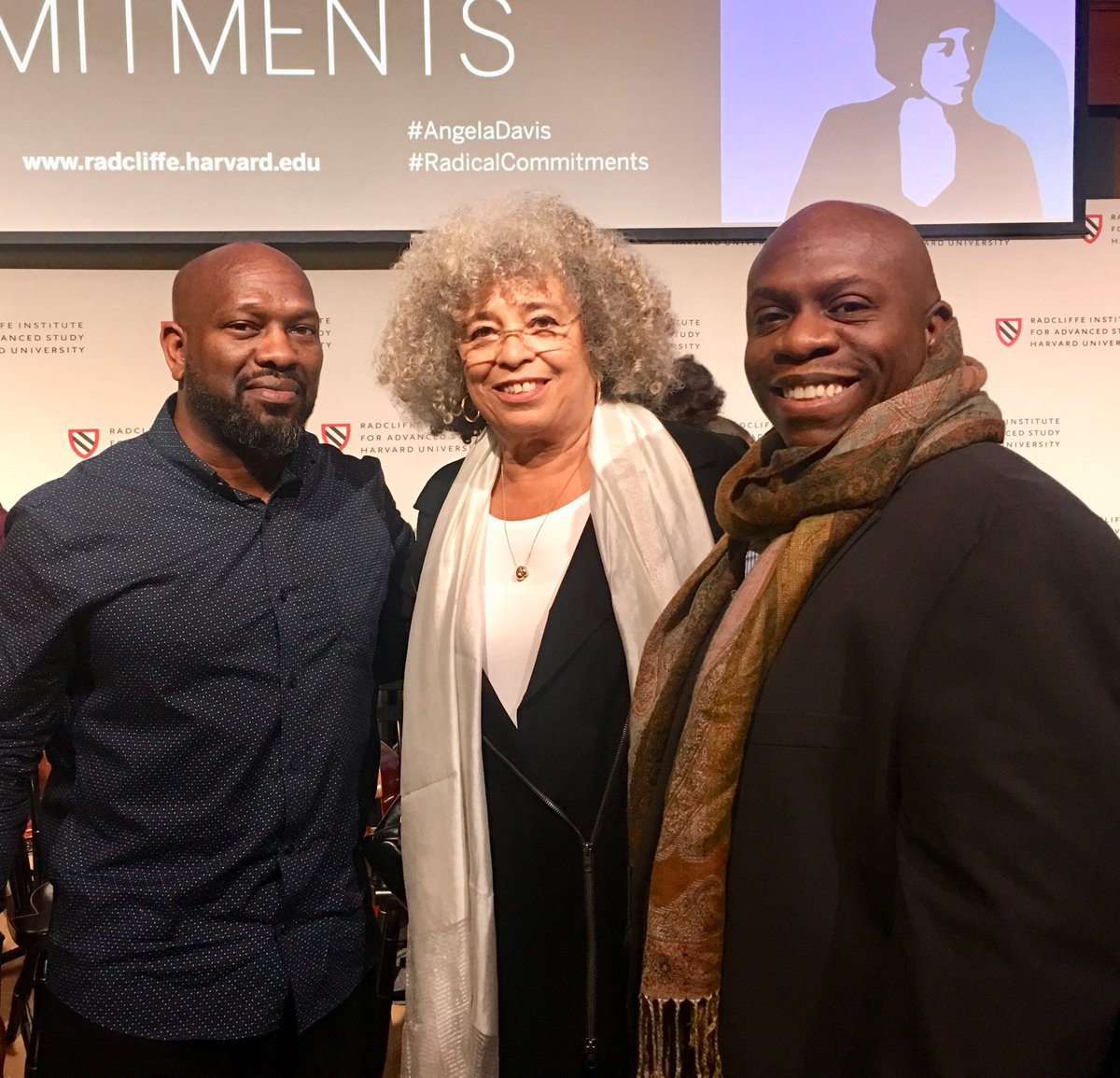 ProfSARobinson's tweet photo. Tonight.....yeah, Stefon Harris, Esperanza Spalding, and yes....Angela Davis. And many more. #harvard #hutchinscenter #nasfellow #hiphoparchive https://t.co/BRjYd19ojw