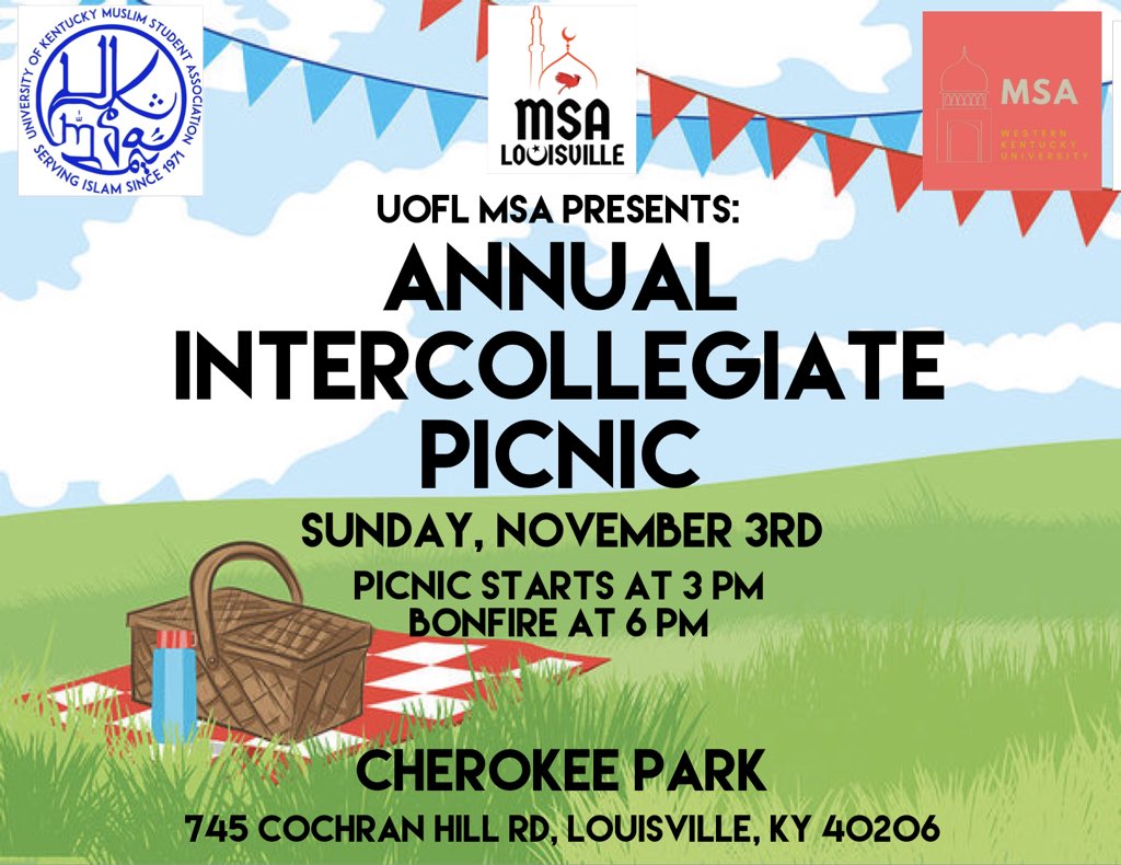 UofLMSA's tweet photo. THIS Sunday: Annual Intercollegiate Picnic!! https://t.co/xRVXGjrXon