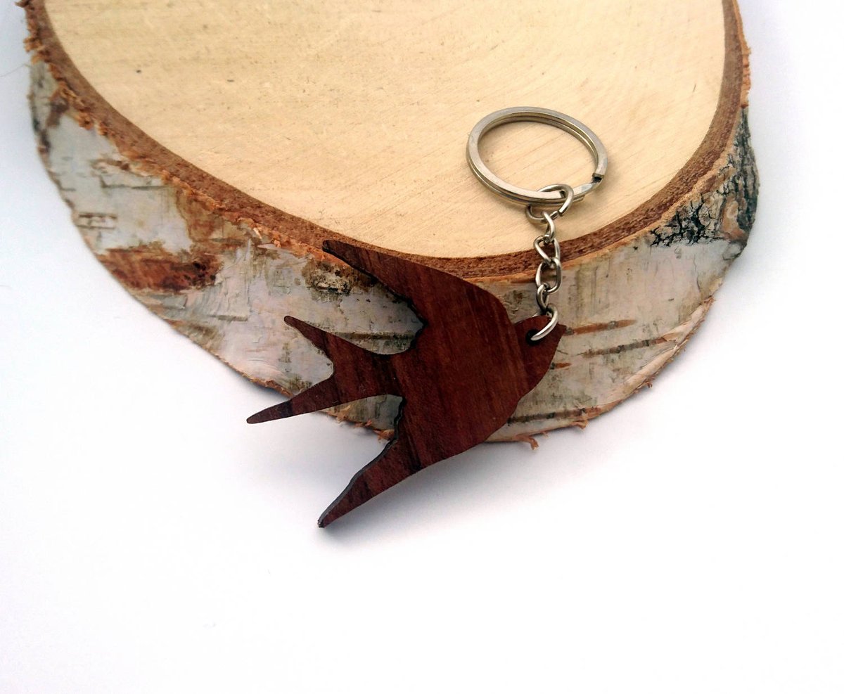 andra_389's tweet image. Swallow Wooden Keychain, Walnut Wood, Animal Keychain, Bird Keychain, Environmental Friendly Green materials tuppu.net/469d3c1d #keychain #Etsy #CoolKeychain