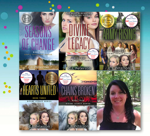authoress_cj's tweet photo. 2019 #ANNOUNCEMENT: - ARMY RISING got 1st place at @ntbf10 - Adult #fiction category - HEARTS UNITED got 3rd Place at @ntbf10 - Adult #fiction category - DIVINE LEGACY SERIES WON overall for @TexasAuthors for #Christfict #series by @authoress_cj https://t.co/l3gtQRwuol #author https://t.co/hjxZwAyvK4