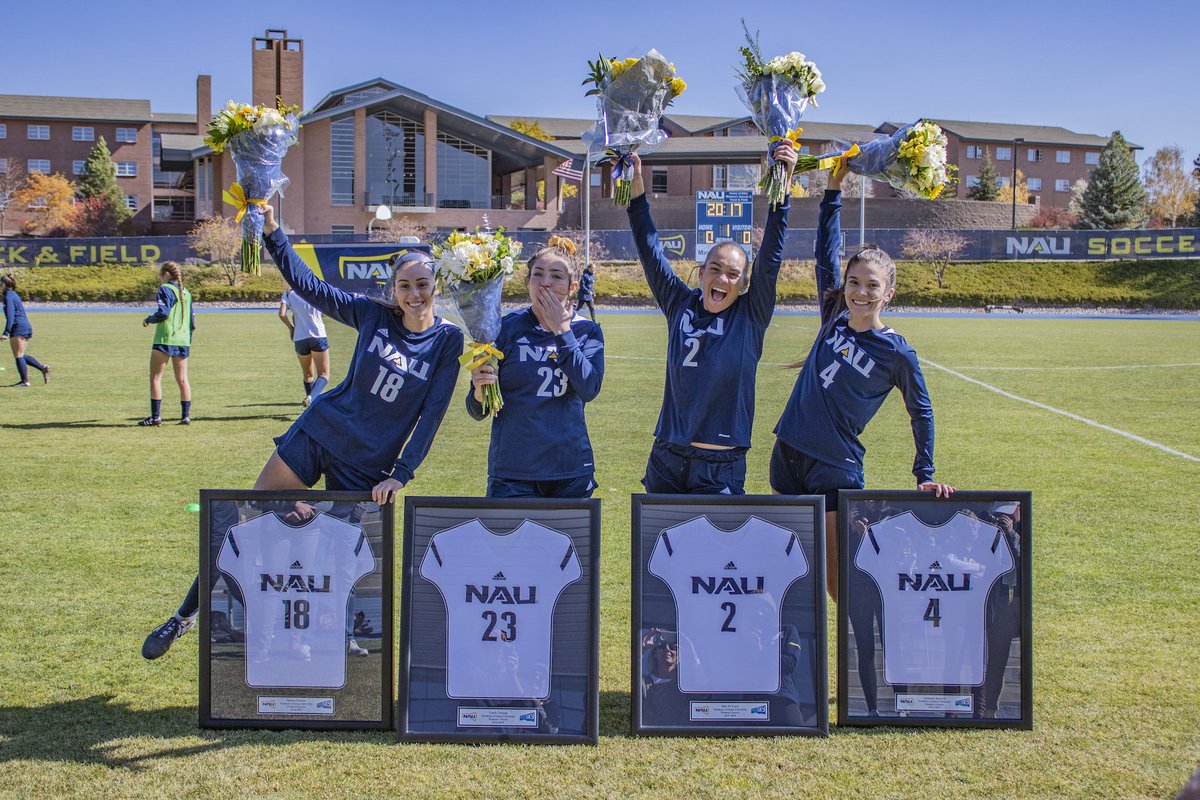 🌲Home Weekend Recap🌲

✔️  🎾 Individual Championship 
✔️  🏐 Defeated Northern Colorado 
✔️  🏈 Defeated Portland State
✔️  ⚽ Senior Day Win at Home

#NAUStrong⚒️🌲💪