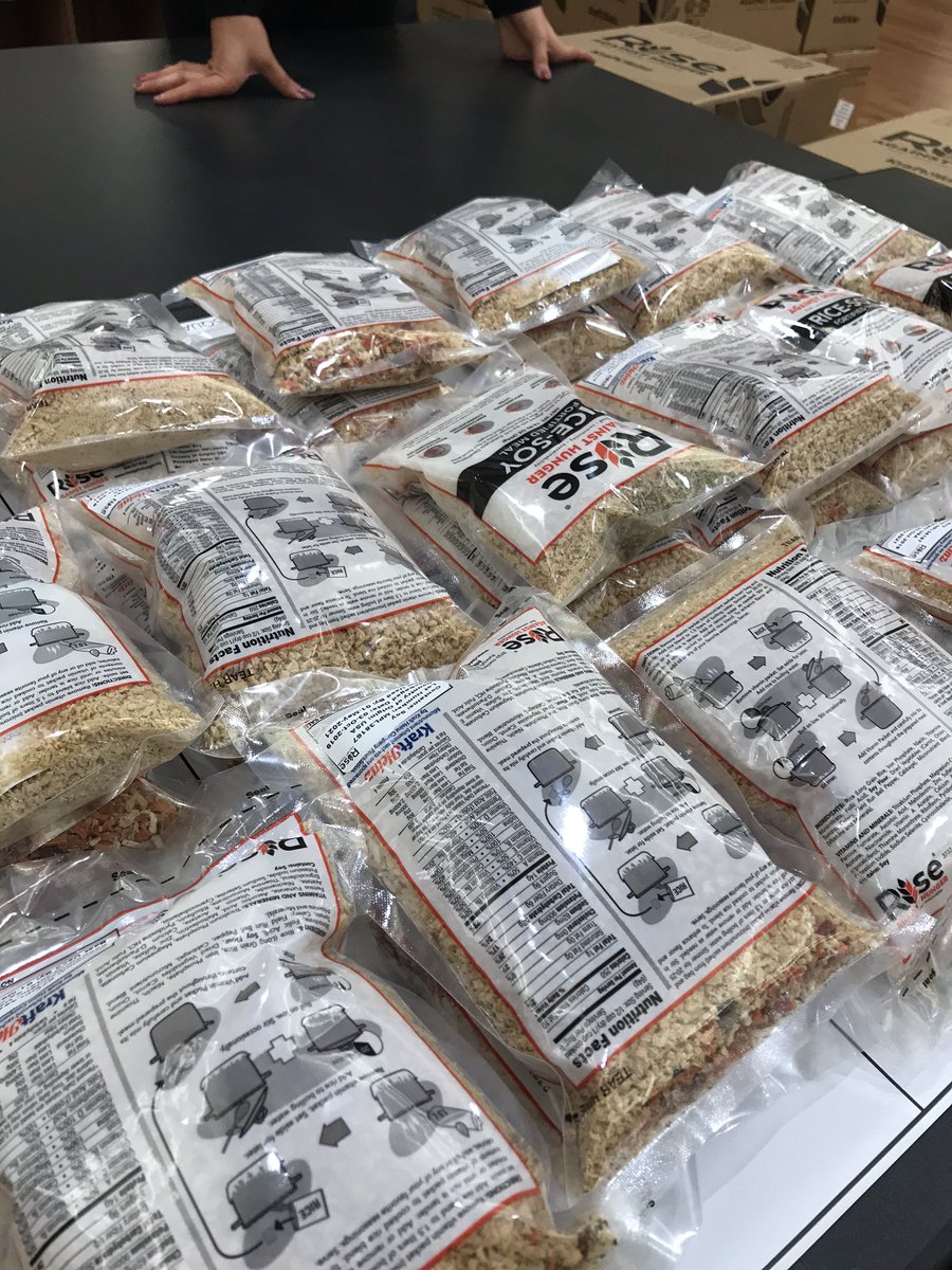 Thanks to everyone who participated in the Rise Against Hunger event! We were one of only TWO small student orgs that participated! 🍚👍