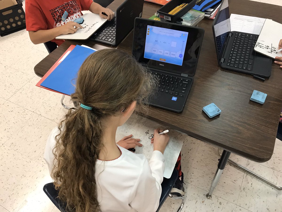 MPMonahan4's tweet photo. Practicing our multi-digit addition with regrouping on Splashmath ➕✔️
#D76diamonds #splashmath https://t.co/NnUIoP0beY