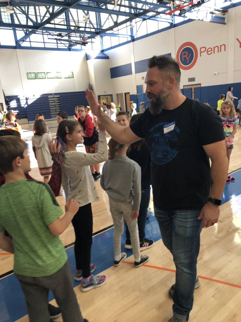 KearyPender's tweet image. Jared Campbell brought his inspiring message to PYE today #pyproud