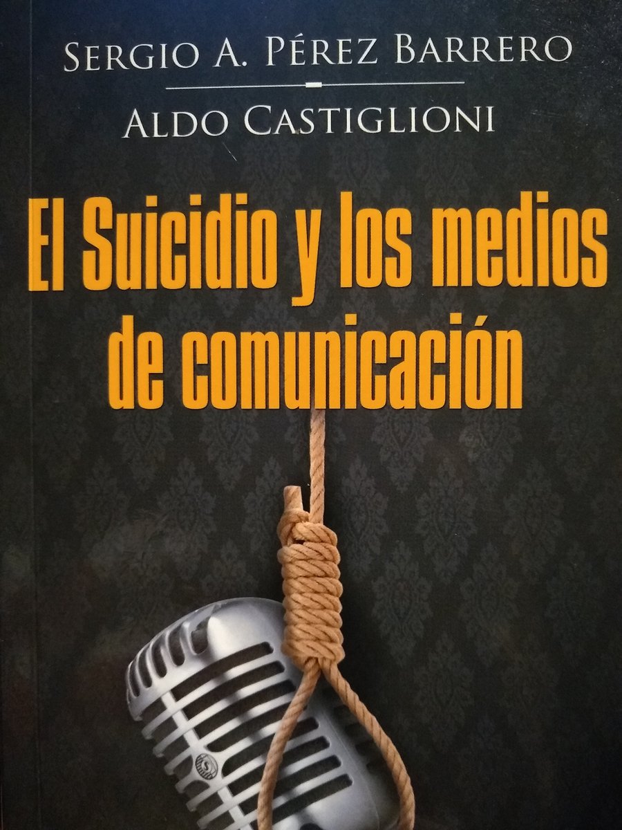 coshtix's tweet photo. Este es el libro. Lo pueden encontrar en el lector por 50mil
Creo que toda persona que trabaje en medios debería darle una leída a las recomendaciones para saber como tratar una noticia así. Más importante, para ayudar en la prevención. https://t.co/Xxm5aN0Qt9