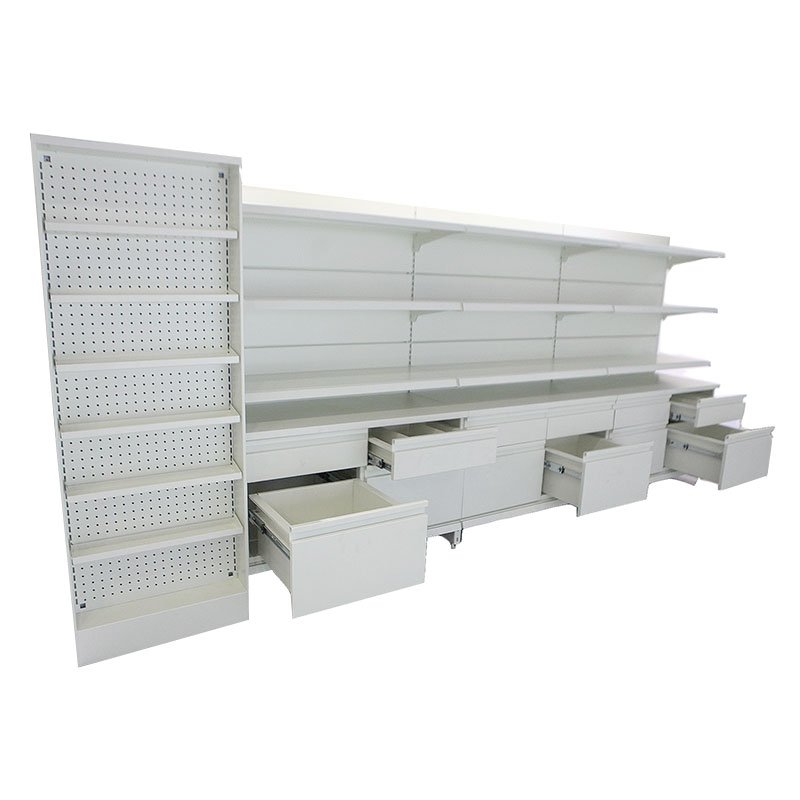 Our pharmacy racks is tested using the most sophisticated equipment. It is ensured to be of high quality. #pharmacyracks #pharmacyshelving #pharmacydisplayracks