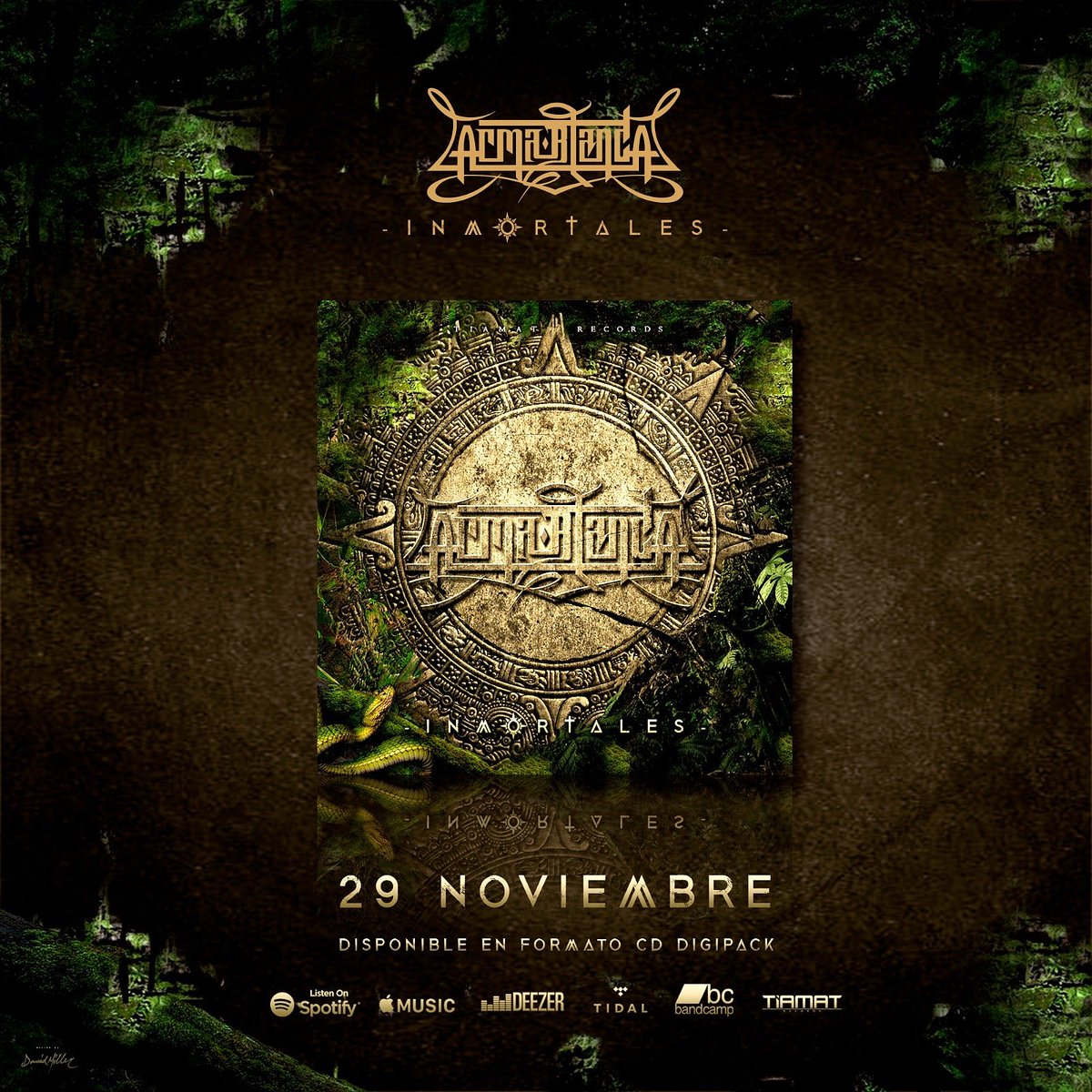 Comenzó ya preventa. 
armablanca.bandcamp.com/album/inmortal…