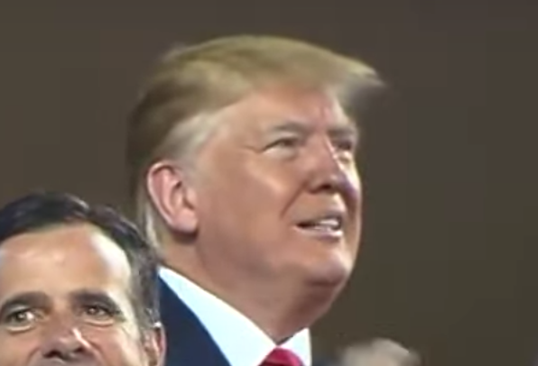 26/ A distinct expression of Fear mixed with Painful Disbelief can be seen on Trump's face during the 0:26 mark.