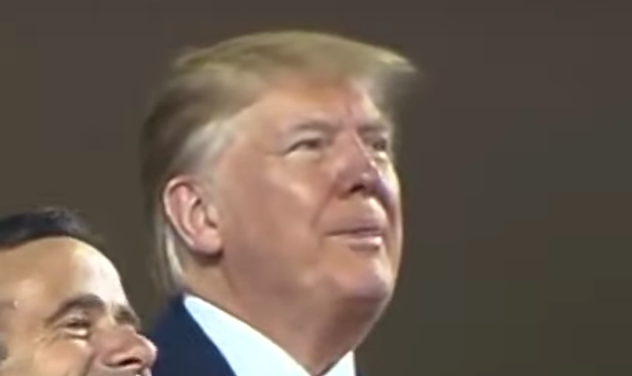 28/ During the 0:33 mark (just prior to the camera fade-out), we see Trump display what is known as a Tight Tongue Jut. A tight tongue jut is a signal for the thought-emotions of:• Disdain• Disgust• Repulsion