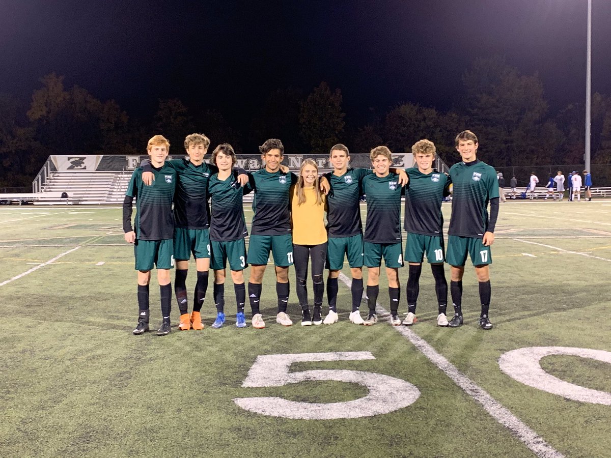 Great win tonight, special thanks to the seniors! Clayton is a well polished team!