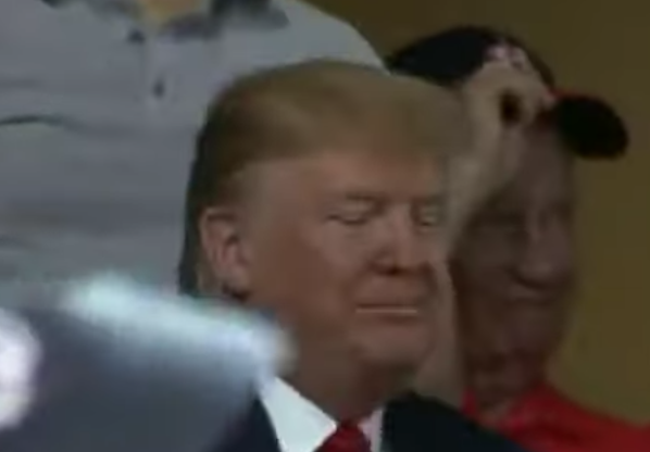 31/ After he sits back down (0:48), Trump again looks physically unwell — as if he were in considerable physical pain. His pain, however, is emotional.