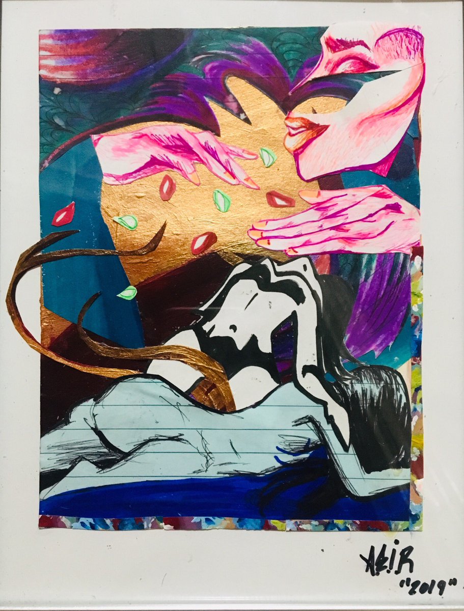 It has been a while since I’ve been in my creative mood. I hope you guys enjoy this!! A collage from pieces drawn by IG: komerebii &amp; <a href="/BRiiiMM/">Bri Módolo</a>. #multimediaexperimentalist #yourfriendlyneighborhoodboricua #millenialcollegemom
#AEIRvisuals