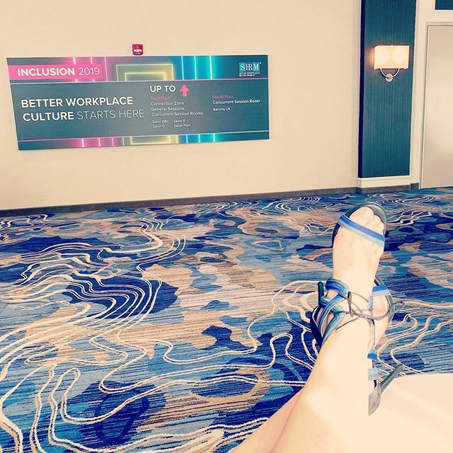 HeatherDeyrieux's tweet photo. Great Day 1 of @shrmofficial #inclusion2019 #shiftworkculture - glad I wore my @jessicasimpsonstyle #walkingheels #shoelove365 #shoelover #heellover #jessicasimpsonshoes #walkinginheels #inclusion #diversity #continuingeducation #shrm @hrflorida #hrfloriโฆ https://t.co/p1ekmFX1Rc https://t.co/s9yVTAD0hE