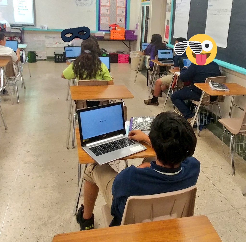 emahdez100's tweet photo. We are grateful and over joyed with today's visite from #LTavarezECISD!๐ป She dropped off 15 Chromebooks for our classroom.๐ป L๐O๐V๐E our ECISD TechyTribe. #TechECISD #TTAF1920 #techtools #engagement #beyondtheclassroom #HornedFrogStrong https://t.co/2iv59O9Ejg