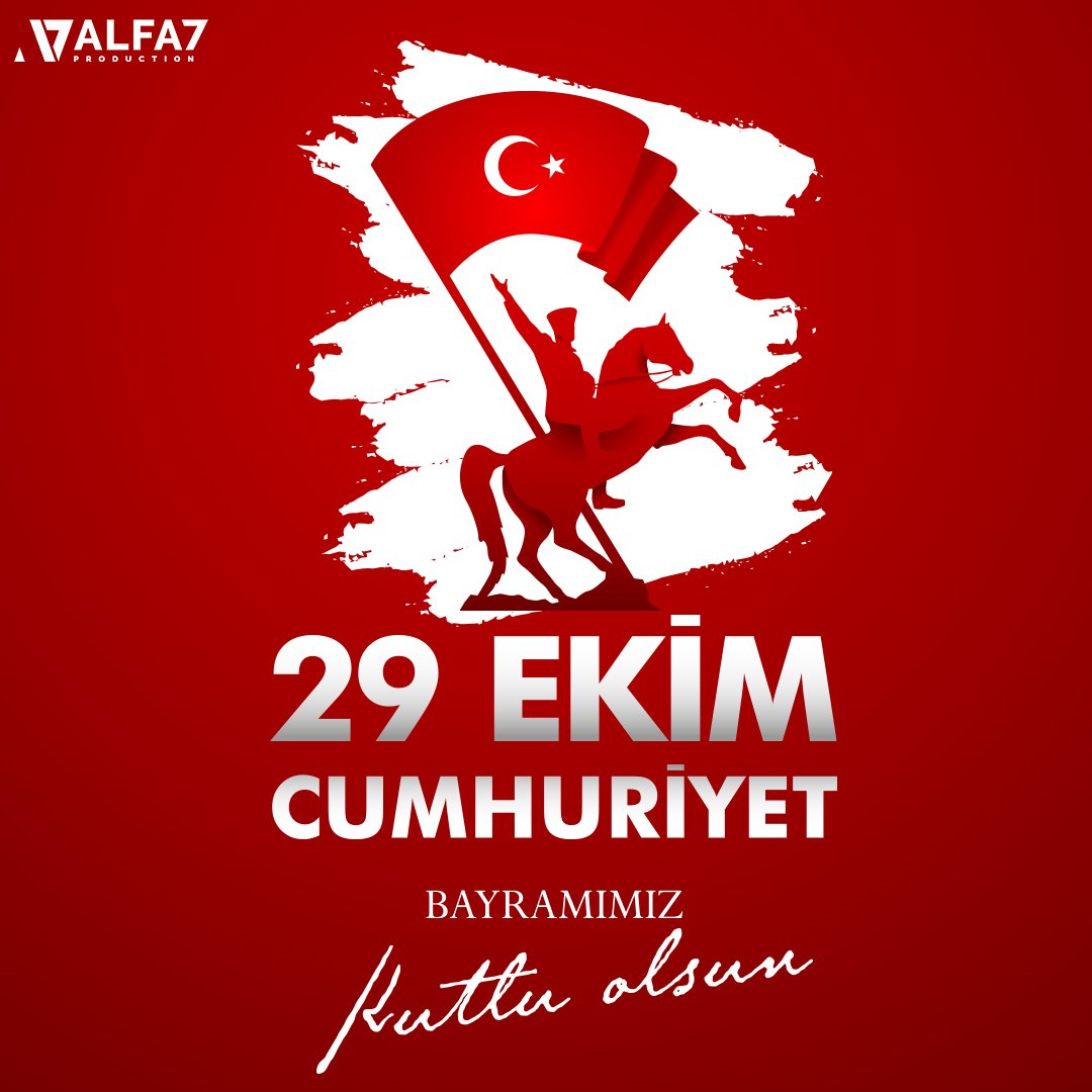 29 Ekim Cumhuriyet Bayramımız kutlu olsun!
