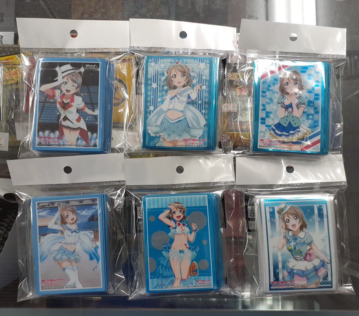 スリーブ 入荷情報‼️ ▪️渡辺曜 限定スリーブなど色々きました