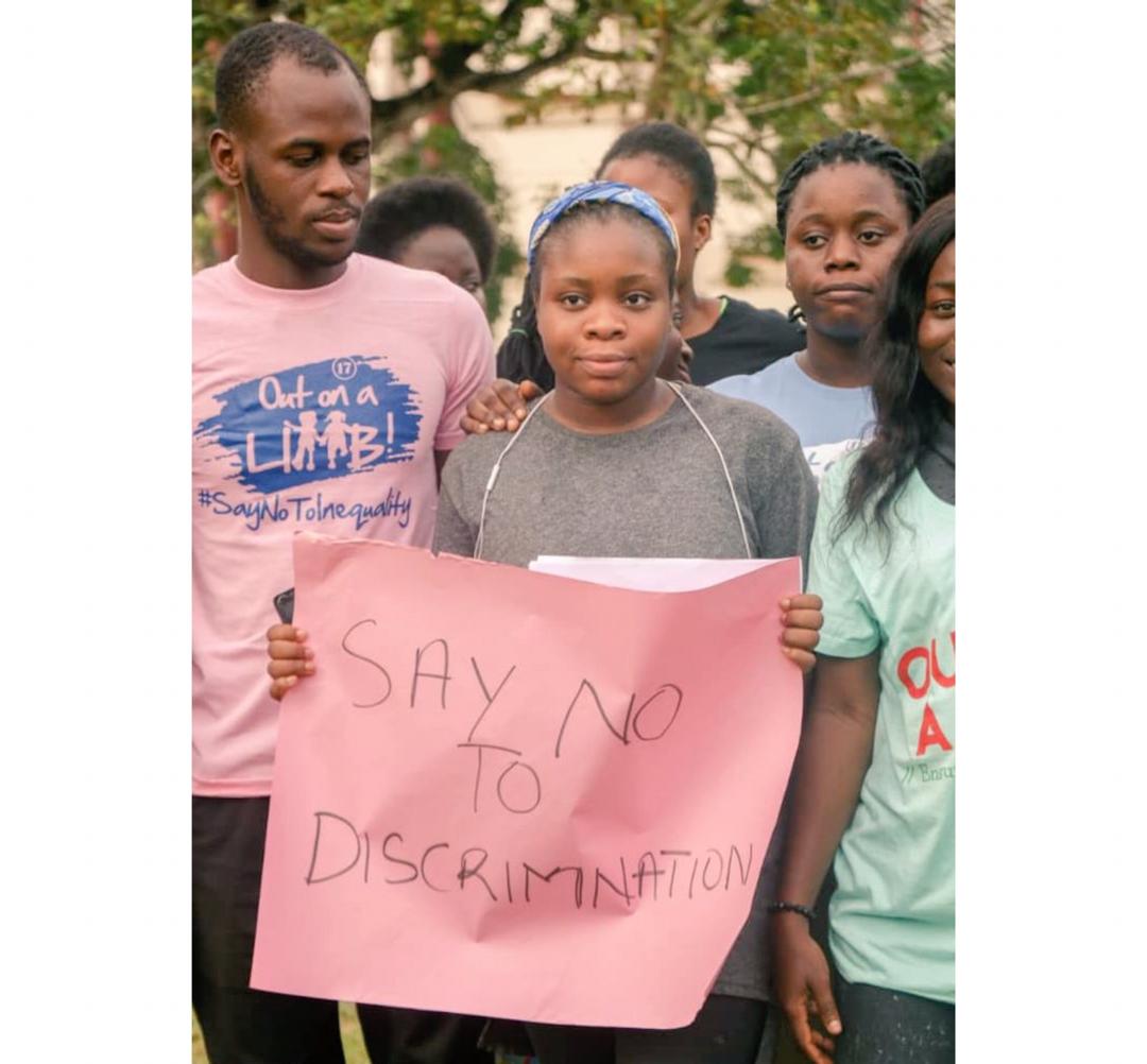 theirede's tweet photo. In the places where children living with limb loss exist in and where they develop, at home, in hospitals and at school, speaking against discrimination is one of the simplest ways of keeping them safe, happy and accepted. #EnsuringInclusiveness https://t.co/OanDPhGyp8