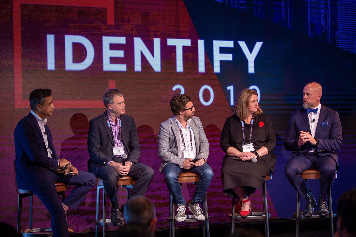 pingidentity's tweet photo. Panel experts Glenn Einsiedel, formerly at @Suncorp & @ServiceNSW, Samuel Stuart at @Mastercard, Natalie Reed at @Telstra & Ping Identity @pingthebird discuss the complexities of securing & authenticating real humans in the digital universe at #IDENTIFY2019 Sydney 🇦🇺 @baber https://t.co/8nR7wjbBHN