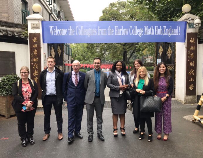 CraigKirstie's tweet photo. An amazing opportunity to visit Hangzhou, China to observe and share best practice in mathematics teaching. Next stop Wuxi !  @HarlowCollege Centre for Excellence in Maths https://t.co/7gKoRr1QpM