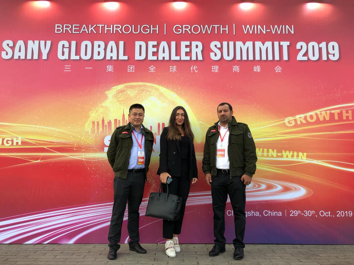 UtdMotorsDubai's tweet photo. At the ongoing 𝟮𝟬𝟭𝟵 𝗦𝗔𝗡𝗬 𝗚𝗹𝗼𝗯𝗮𝗹 𝗗𝗲𝗮𝗹𝗲𝗿 𝗦𝘂𝗺𝗺𝗶𝘁 Changsha, China. #UnitedMotors among the dealers from over 100 countries. #sanyglobal #globaldealersummit #sany2019summit #dba #umhe #breakthrough #growth #winwin https://t.co/RCIzu4V4VY