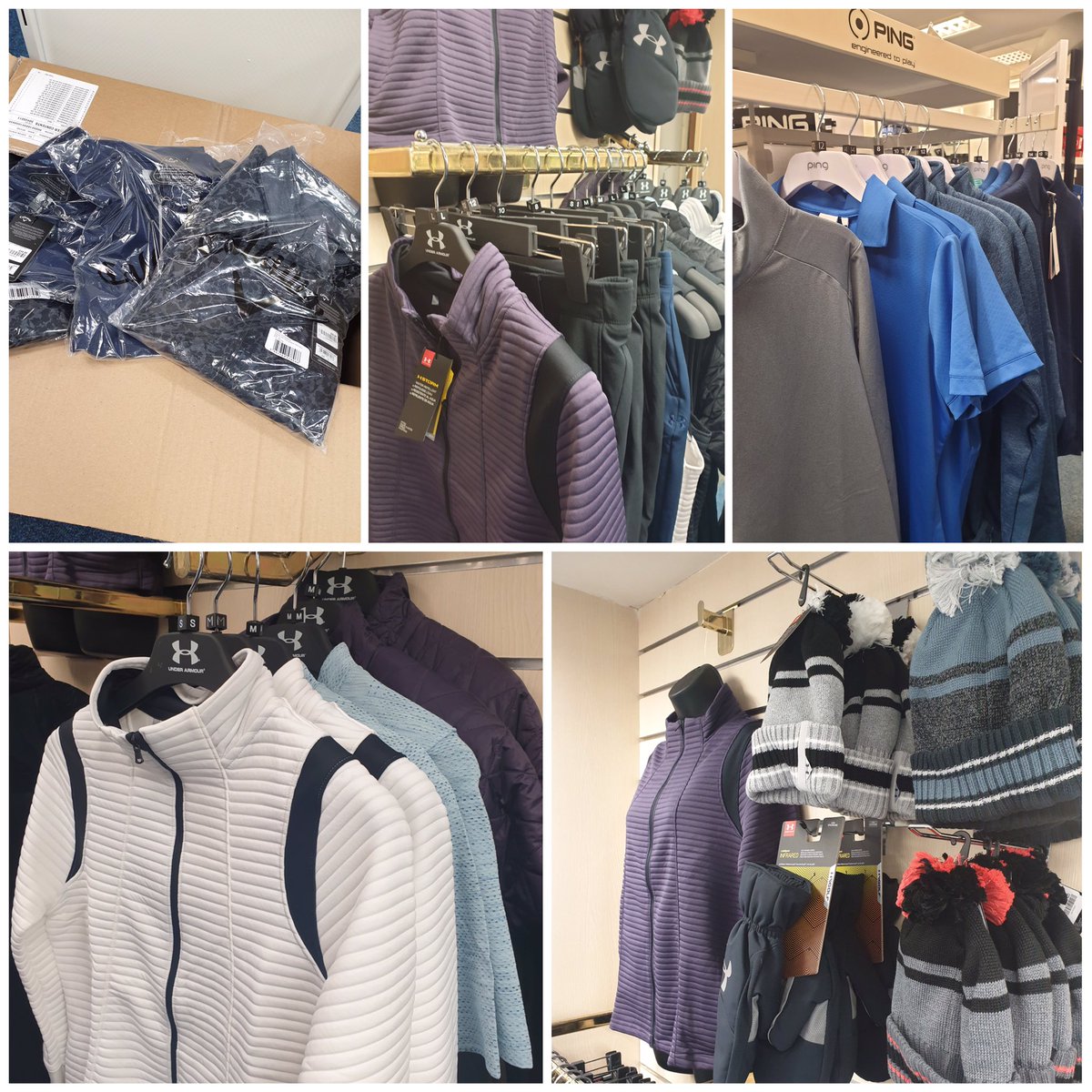 AfgolfStore's tweet photo. It’s here‼️‼️ Ladies clothing 🙌🏌️♀️ @CallawayGolfEU @PingTour @UnderArmourUK #popinandhavealook #AFGolfstore #kingswaygolfcentre #ladiesgolf https://t.co/9xPlD57qx4