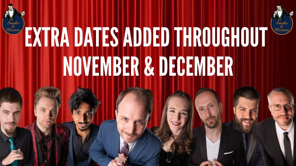 With so many Dates already taken, check out our new Shows for November &amp; December! - mailchi.mp/smokeandmirror…