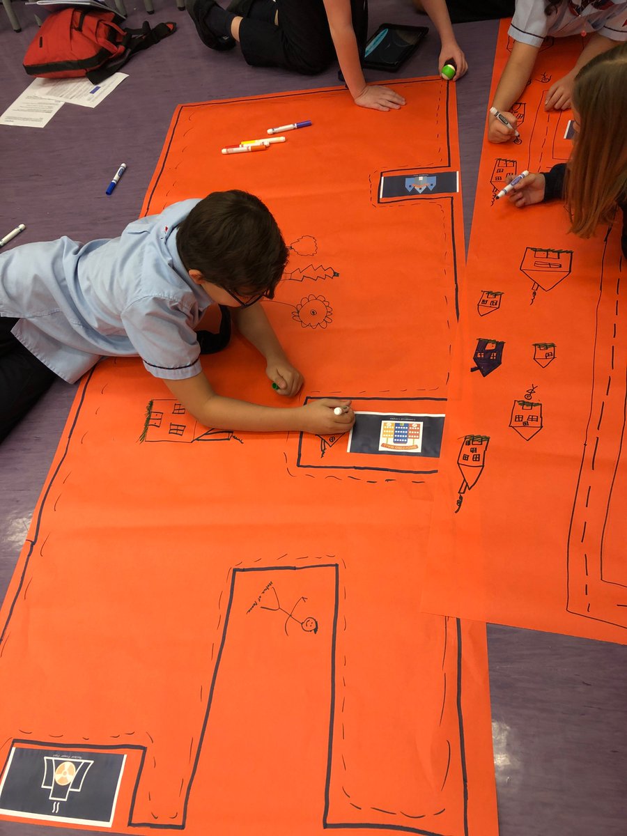 MeghanGw's tweet image. Really proud of our G6 Math team for creating such a cool learning activity! Students are applying their knowledge of ratios to real-world situations, and having a lot of fun creating a city! @daa_innovate @DaaMiddle #CelebrateLearning #transdisciplinarylearning