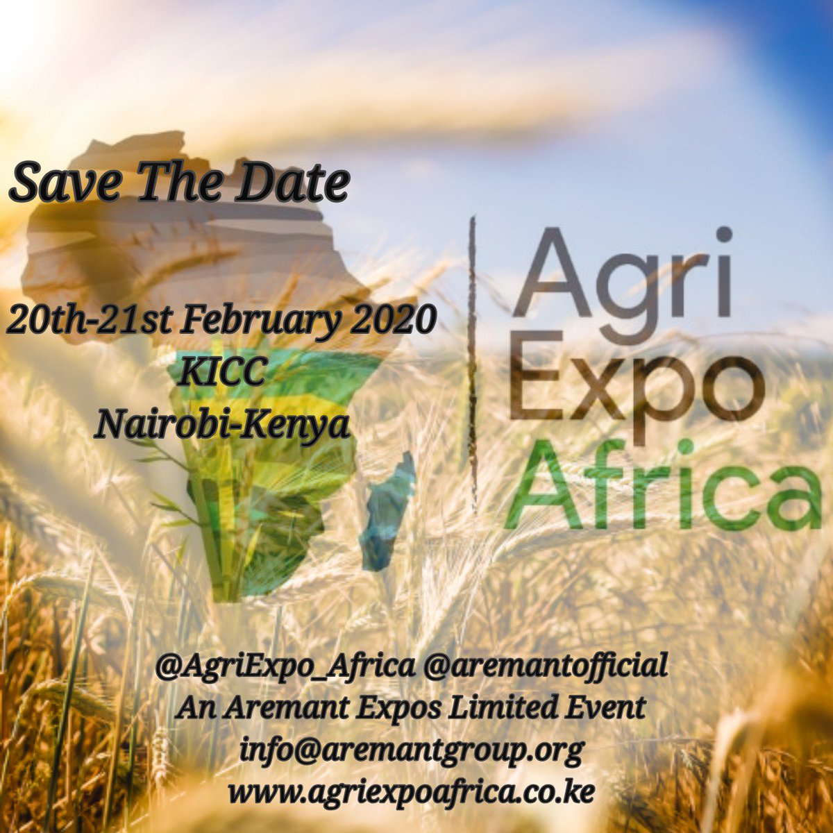 AgriExpo_Africa's tweet photo. Welcome To @AgriExpo_Africa an Annual Conference & Expo being Organized by @aremantofficial. For more updates follow us @AgriExpo_Africa #Eventswithadifference https://t.co/TJm0Pni8gT