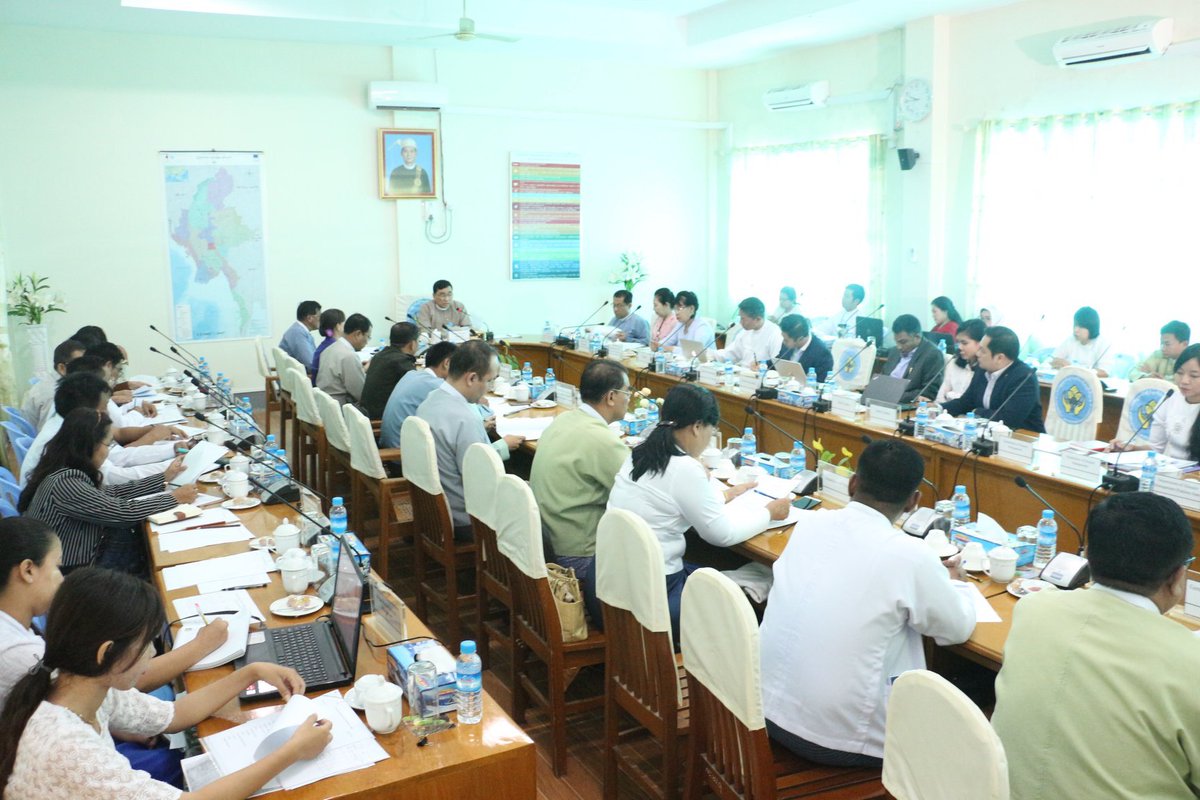 uehrdinrakhine's tweet photo. Intense meetings with #ASEAN_Secretariat and #AHACentre on implementation of recommendations made in the preliminary needs assessment on the repatriation of returnees from #Bangladesh. All actions. Not just talks like those who accuse #Myanmar of not doing enough. #rakhine #uehrd https://t.co/cV0ixGT83O