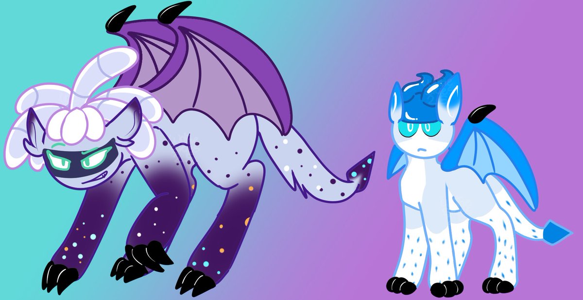 CRdragonAU's tweet photo. Lilac, Yogurt, Aloe, Cyborg and Ion’s designs! https://t.co/joEGXm8LuJ