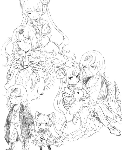 ついでだから推しカプの絵もつるしとくねニコルナをすこって 