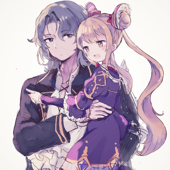ついでだから推しカプの絵もつるしとくねニコルナをすこって 