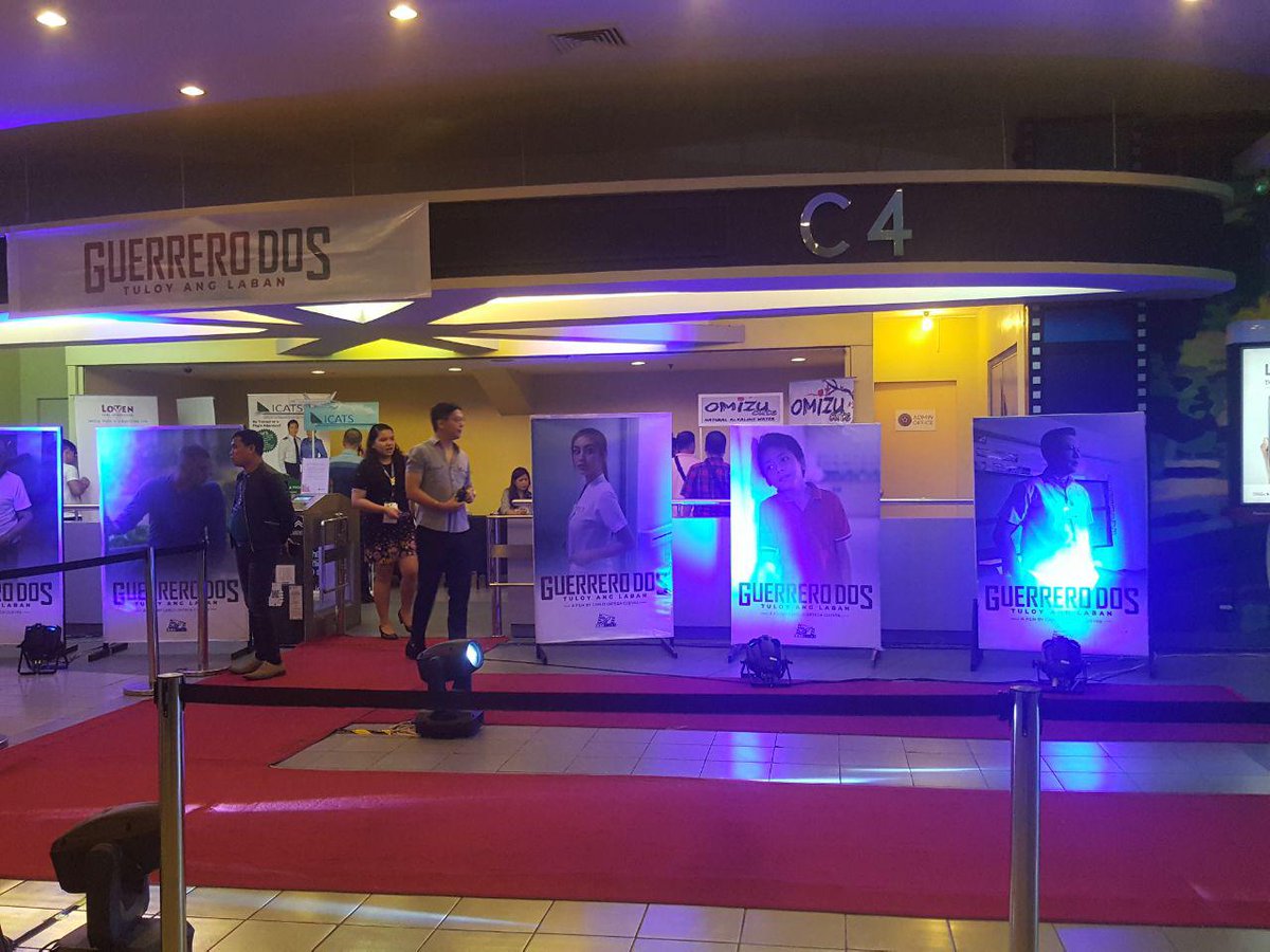 EbcFilms's tweet photo. Alam nyo bang handang handa na ang ating red carpet para sa ating #GUERRERODOSPREMIERE night! Looking glam and lit! 🥰🤩 https://t.co/bAoZHFRadR