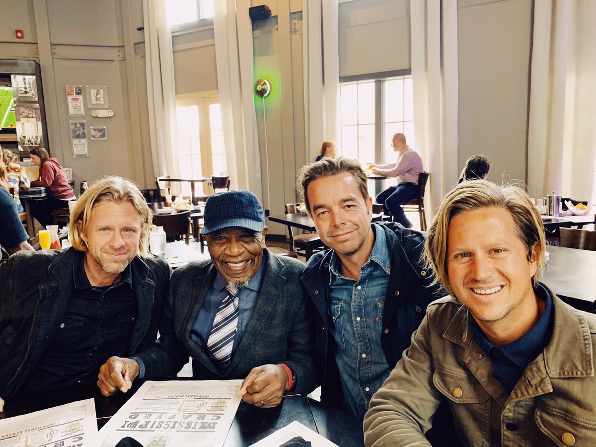 switchfoot's tweet photo. Thankful to have spent Sunday in Jackson, MS with our hero John M. Perkins and his incredible family. 
This man’s legacy has inspired our journey since the beginning. 
Love is the final fight.
🙏🏼 https://t.co/Uriq7oLc4Q