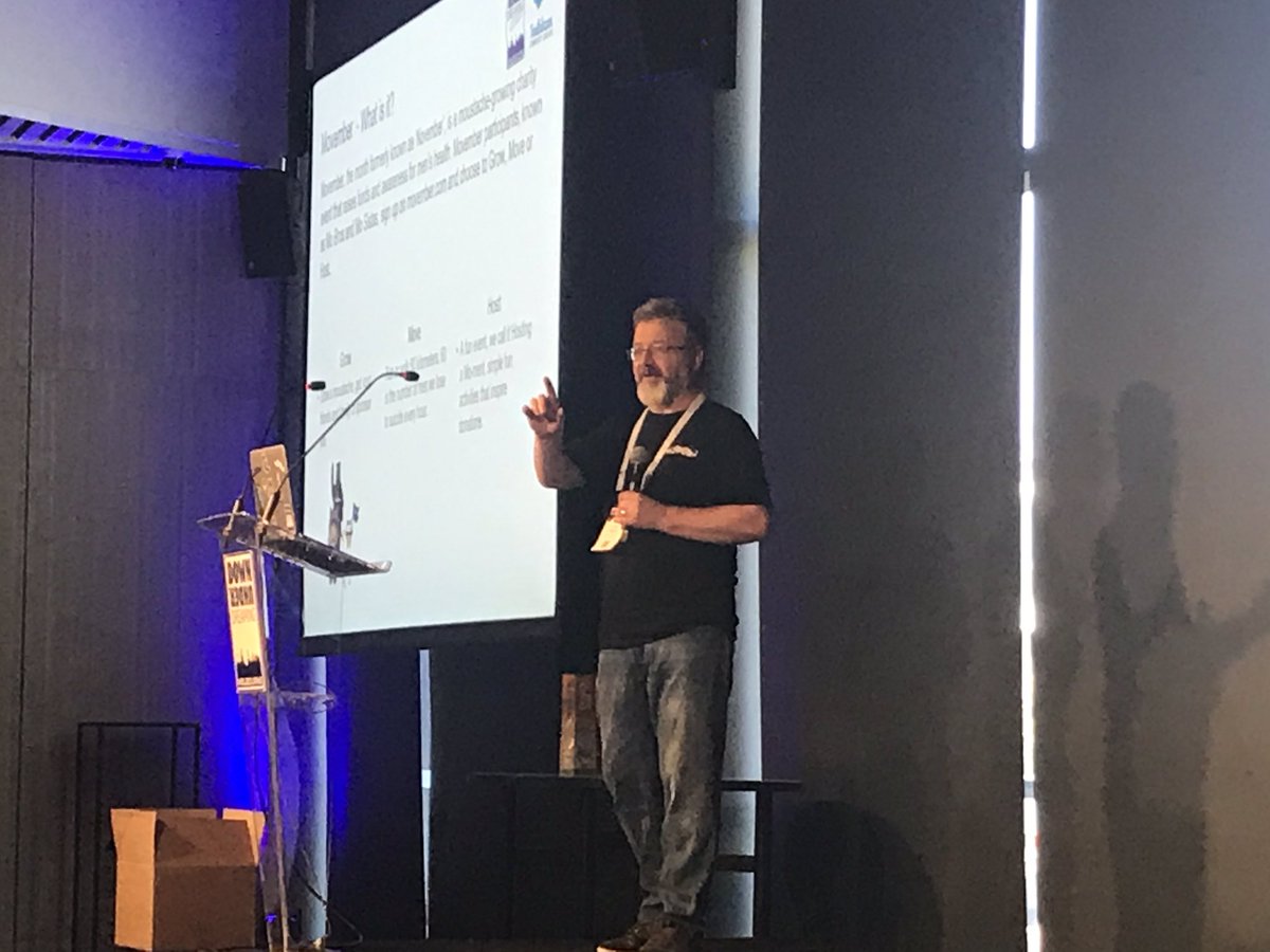 Hearing from the team <a href="/MovemberAUS/">Movember Australia</a> such a great cause. Get involved movember.com #dreamingmel