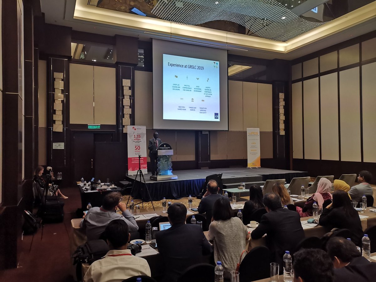grspartnership's tweet photo. Michael Anyala from @adbtransport and @bmurphet from @grspartnership describe the @GlobalRSLC and outline ways in which road safety leadership can be further improved in the region #RoadSafetyAPAC https://t.co/DHzmmA2fNj