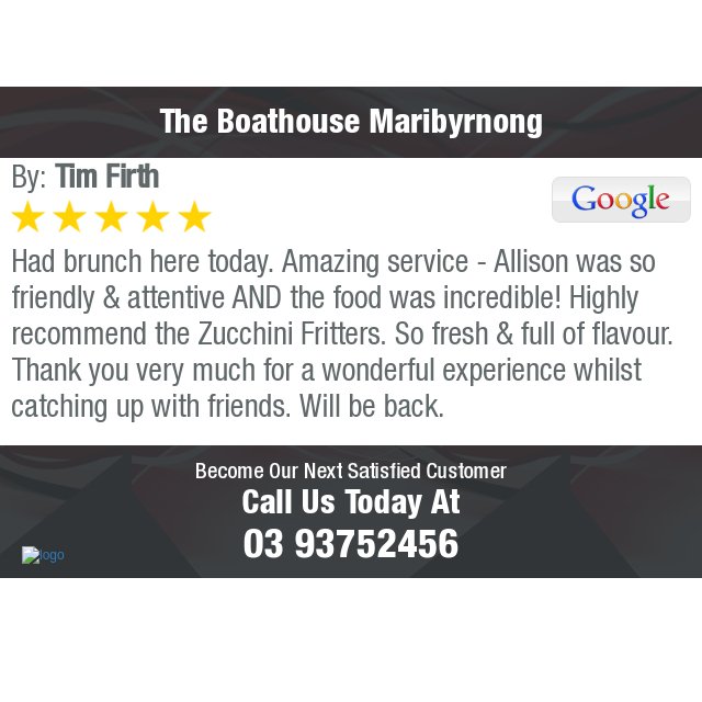 5 Star: Tim F. "Had brunch here today. Amazing service - Allison was so friendly &amp; attentive AND the food was..." bit.ly/2GZPUNP