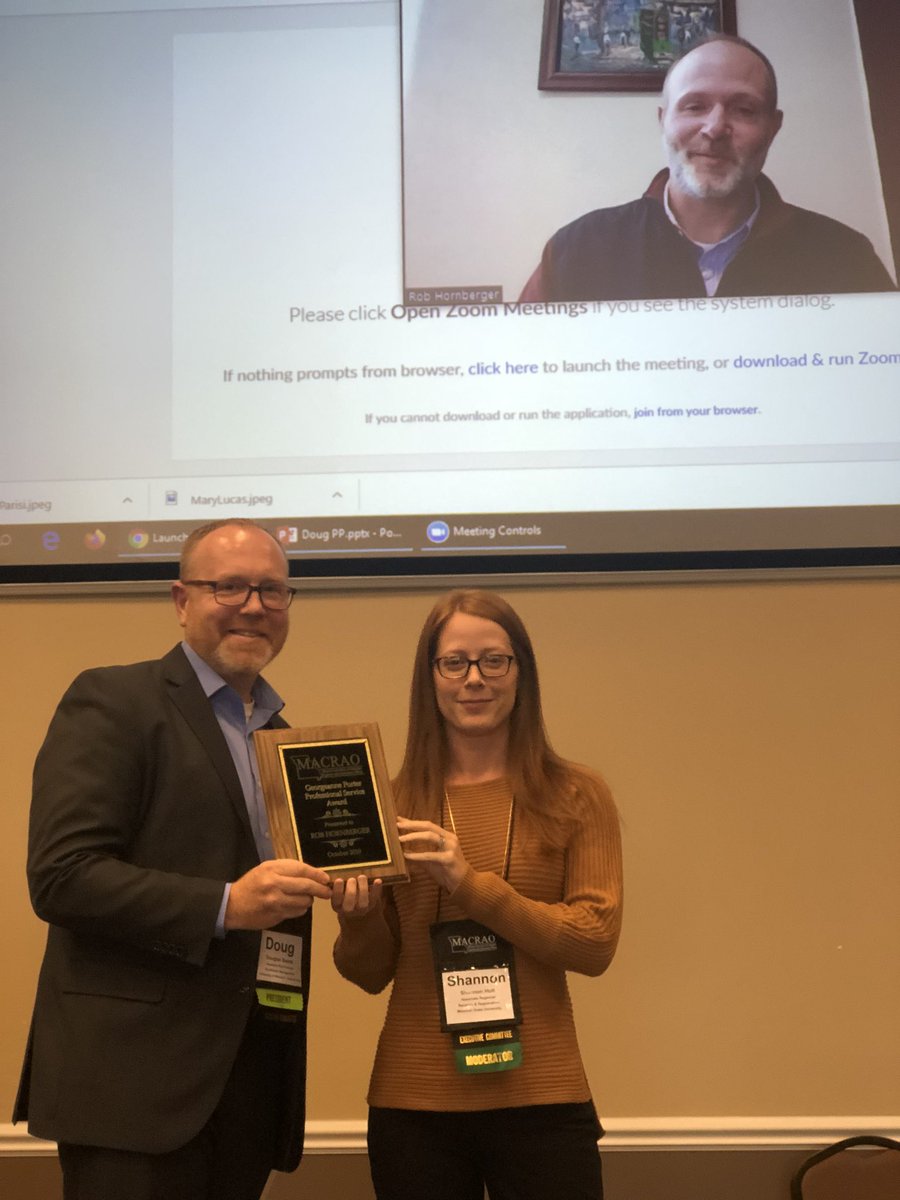 moacrao's tweet photo. @HornbergerRob is our 2019 Georgeanne Porter Professional award recipient.  Congratulations! https://t.co/97utmPkkBk