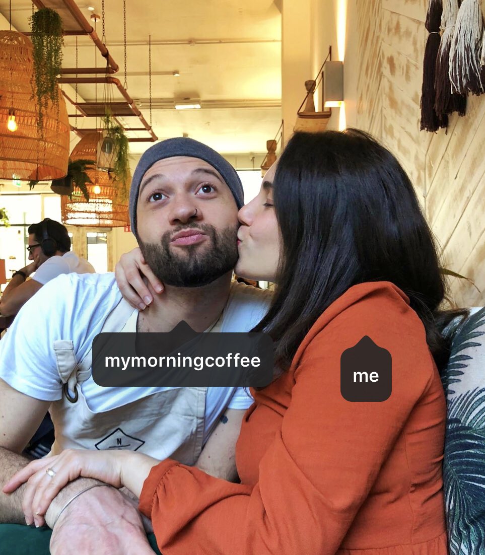 Me @ my first cup of coffee in the morning