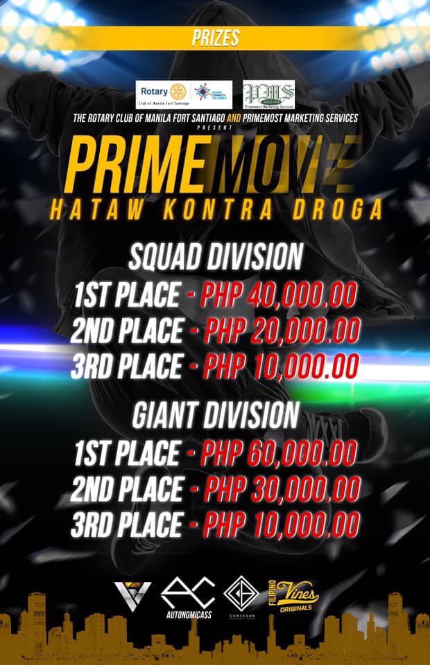 ACest2011's tweet photo. We are happy to announce that we will be part of the PRIME MOVE DANCE COMPETITION HATAW KONTRA DROGA - A Dance Competitions &amp; Open Styles Battle

For more detaila and any inquiries, you may visit our FB page or message any AC members.

Big cash prizes awaits you! REGISTER NOW! https://t.co/uYadY8fnWk