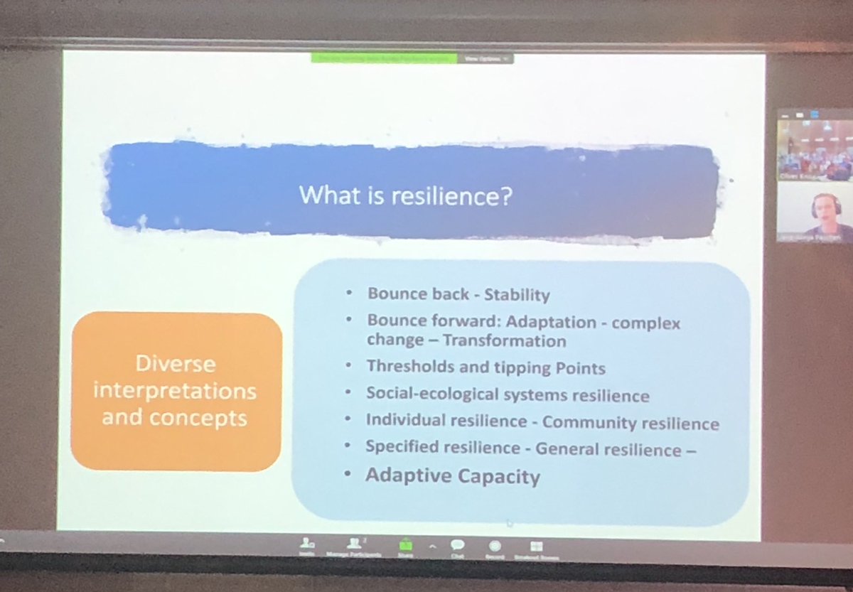 Resilience is about the systems ability to adapt to change - great to see @unimelb @FVASunimelb researcher Jana-Axinja Paschen present on the <a href="/CottonResearch/">CRDC</a> community resilience project #AACS2019