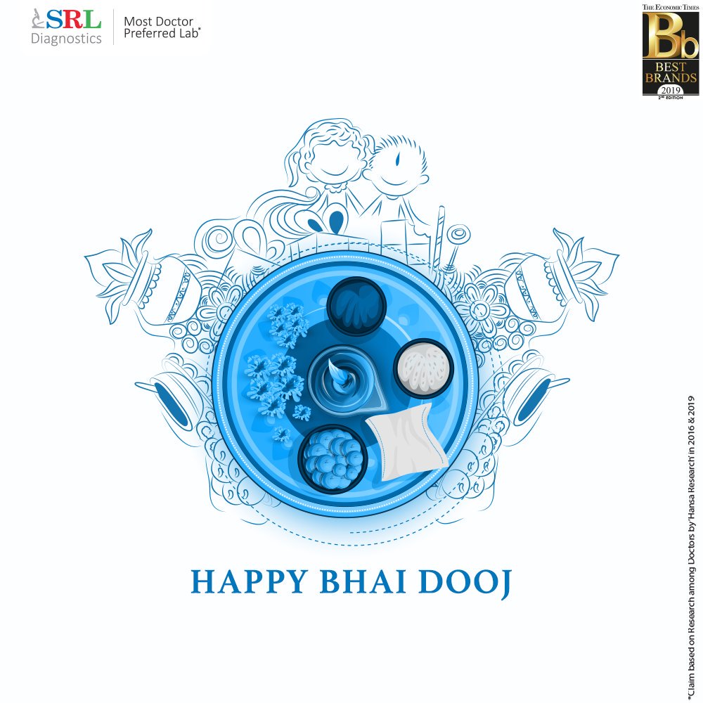 agilusDx's tweet photo. The relationship between a brother &amp; a sister is quite a unique one, don’t you agree? 
While they annoy each other, but will always stand together in supporting each other. This #BhaiDooj, give them the gift of health with #SRLDiagnostics. 
#SRLCare https://t.co/LLnrEHFNp4