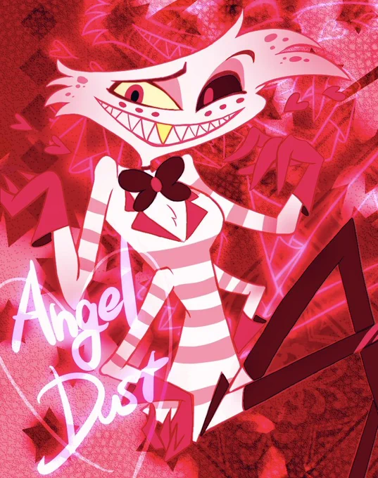 ハズビンホテルはAngelDust推し!#hazbinhotelfanart #HazbinHotel 